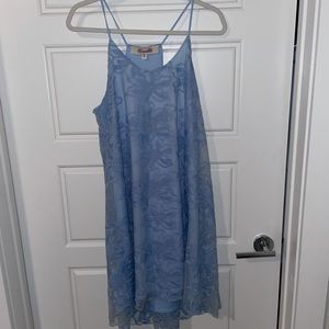 Baby blue dress